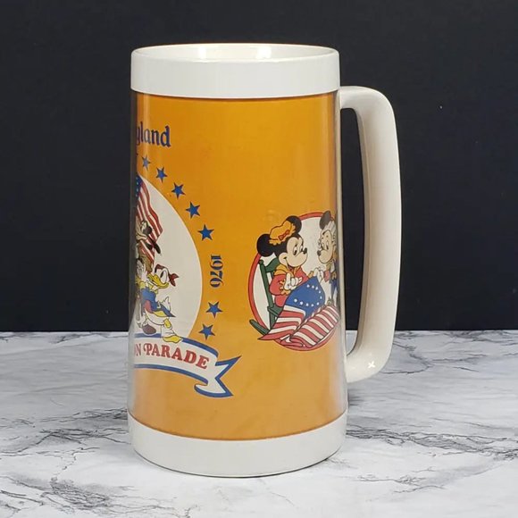1976 Disneyland America On Parade Thermo-Serv Tumbler Vintage - Picture 2 of 8